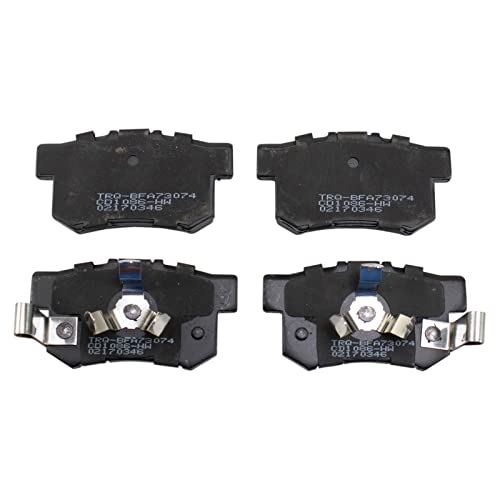 TRQ Front and Rear Brake Pad and Rotor Set Ceramic