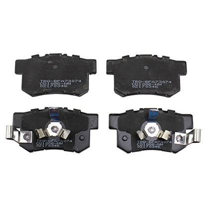TRQ Front and Rear Brake Pad and Rotor Set Ceramic