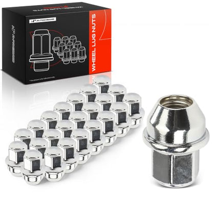 A-Premium Front & Rear M14-1.50 Wheel Lug Nuts, Set of 24 - style: 24PCS