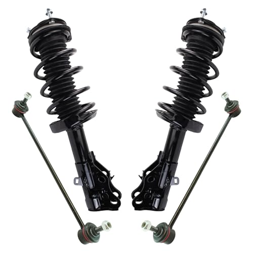 TRQ Front Suspension Kit Complete Strut & Coil Spring Assembly Sway Bar - style: PSA29019