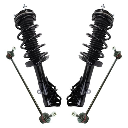 TRQ Front Suspension Kit Complete Strut & Coil Spring Assembly Sway Bar - style: PSA29019