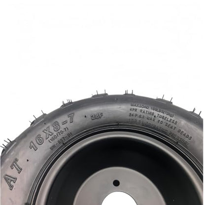 Beeking 16×8-7 right Tires Wheels with Rim For 50cc-100cc Tao Tao ATV。