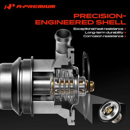 A-Premium Upgraded Aluminum Coolant Housing Water Outlet - style: Water Outlet