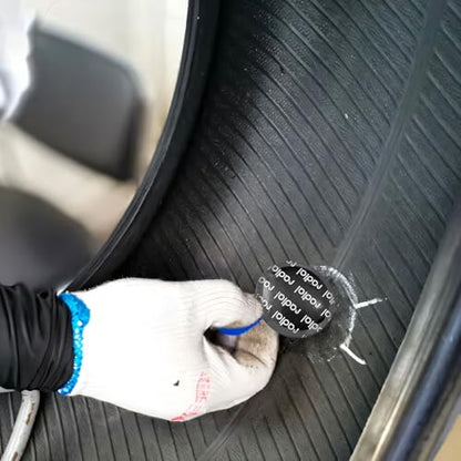 80 Pcs 2.4in Car Tire Patch, Tire Repair Kit Heavy Duty - Bike Tube Patch Tools, Quickly Repair Broken Tyre on All Models