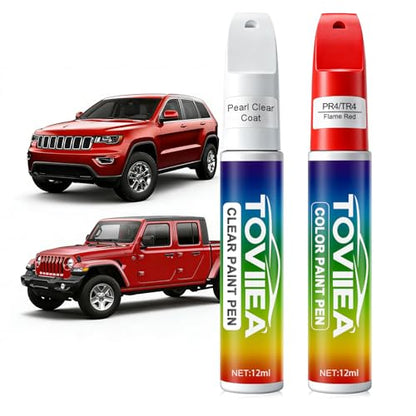 Flame Red(PR4/TR4) Touch Up Paint for JEEP - color: (PR4/TR4)Flame Red for Cherokee/Liberty