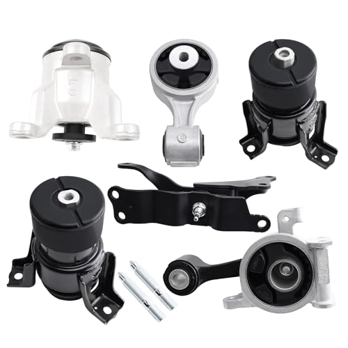Engine Motor Transmission Mount Kit Compatible with Altima 2007-2012 - size: A4355HY A4356HY A7362 A4365HY A7363 A7361
