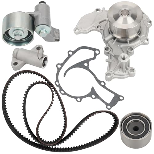 IRONTEK Engine Timing Belt Kit w/Water Pump for 1998-02 for Honda Passport, 1998-99 for Acura SLX, 1998-00 for Isuzu Amigo, 1998-03 Rodeo, 2002-03 Axiom, 1998-02 Trooper, TCKWP303, WP303K1AS, TBK303 - size: TCKWP303