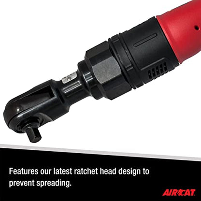 AIRCAT 805-HT 3/8" High Torque Ratchet Wrench, 180 RPM - size: 3/8-Inch