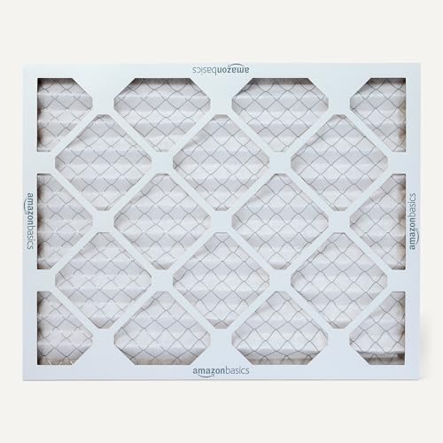 Amazon Basics MERV 5 AC Furnace Air Filter, 16x20x1 inches, 6-Pack (Actual Size: 15.75" x 19.75" x 0.75") - style: Merv 5