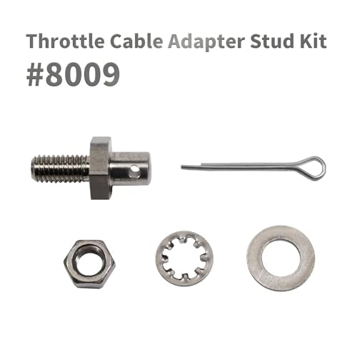 Throttle Cable Adapter Stud Kit Compatible with1977& Later Chevrolets also
