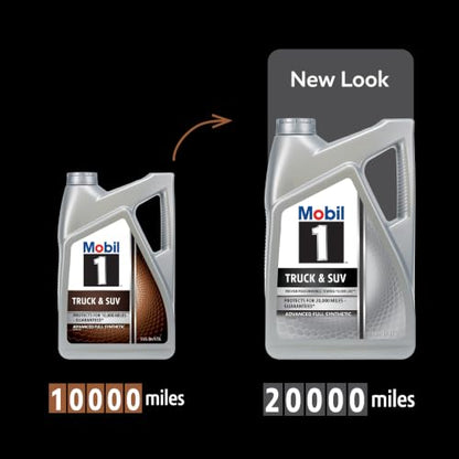 Mobil 1 Truck & SUV Full Synthetic Motor Oil 0W-20, 5 Quart - size: 5 Quart (Pack of 1)