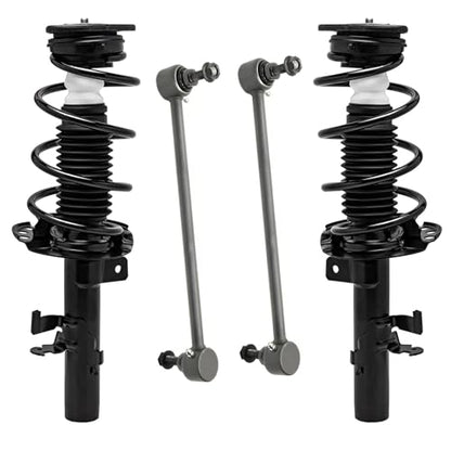 Detroit Axle - Front Suspension Kit for 15-18 Focus Electric S SE Titanium - size: 4QS50253/ sway kit