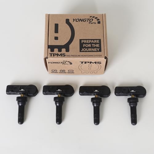 6F2Z1A189A TPMS Sensor 315MHz Compatible with Ford F150 Edge Escape Explorer Fusion Ranger Taurus Mustang Lincoln MKZ Navigator Zephyr Mercury Mariner Marguis 4PCS Replace OE 6F2A1A176AE