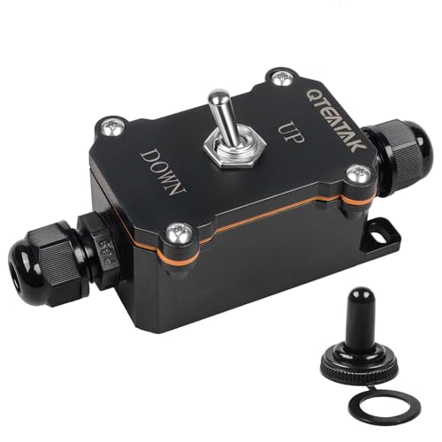 Inline Cord Switch, UP/Down Momentary (ON)-Off-(ON) Toggle Switch - style: Double Reset (ON)-OFF-(ON) (UP/DOWN)