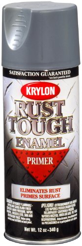 Krylon K09205007 'Rust Tough' Gray Primer - 12 oz. Aerosol - color: Gray, size: 12 Ounce (Pack of 1)