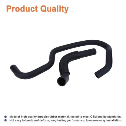 Engine Radiator Coolant Hose Kit(Upper & Lower 2PCS).Replaces Part # 22827731 22827735.Fit for Cadillac Escalade Chevy Silverado Suburban GMC Yukon 2007-2014.