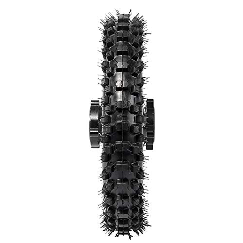 TDPRO 80/100-12 Rear Tire Disc Brake Rim With 12mm Bearing Set for Pit Pro Dirt Bike - size: Rear 12in
