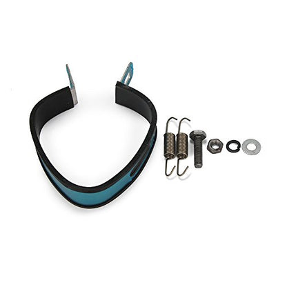 Universal 1.5" Inlet Exhaust Muffler With Removable DB Killer Slip On Dirt Street Bike Motorcycle Scooter - Carbon Fiber Color