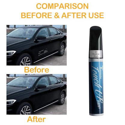 G1 Shadow Black Touch Up Paint for Ford Exact Match - color: Shadow Black(G1)