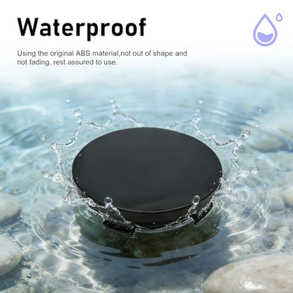 4 PCS Car Wheel Center Hub Cover, ABS Snap-in Wheel Center Protective Cover, 60 MM Outer 56 MM Inner Diameter Rim Hub Caps, Universal for Most Cars (Black) - color: Black