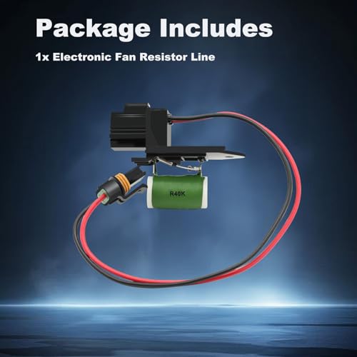 Radiator Fan Motor Wiring Harness, Engine Cooling Fan Motor Wiring Harness Compatible with Jeep Wrangler JK 2009 2010 2011 2012 2013 2014 2015 2016 2017 2018 Replace# 55056789AC 55056789AA