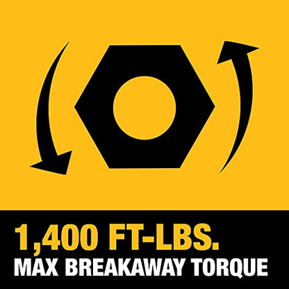 DEWALT DCF900P1R 20V MAX XR 1/2 in. Cordless Impact Wrench Kit (Renewed)