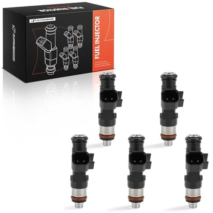 A-Premium Set of 5 Fuel Injectors Compatible with Volvo