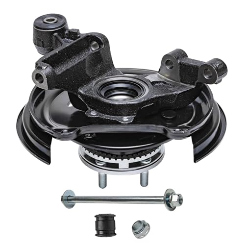 Detroit Axle - Rear Steering Knuckles & Wheel Hub Bearings Struts w/Coil - size: 4QU48640/ Big strut kit