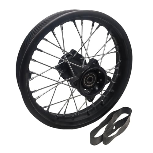 Beeking 1.85x14” Wheel Rim Rear fits tire 90/100-14) for Dirt Bike 15mm axle Rear Wheel Rim Fits 90cc-150cc dirt bike TTR SSR CRF Apollo.