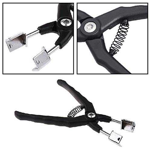 Relay Puller Pliers，Heavy Duty Automotive Relay Fuse Installation Remover Pliers Car Puller Straight Jaws Black Color - Spring Loaded