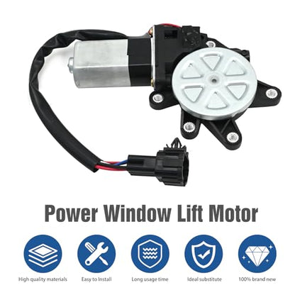 80731-ED000 Power Window Lift Motor for Front Left Driver Side Window Motor Replacement for Nissan Versa Sedan 2007-2012 Replace#80731-ED00A