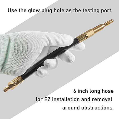 SGT35450 Diesel Compression Tester Adapter Hose Fit for Ford Power Stroke