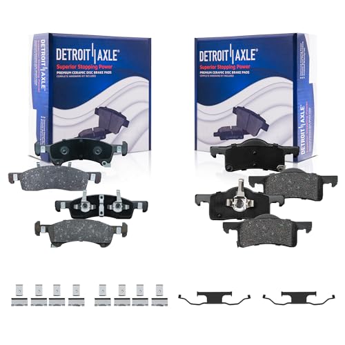 Detroit Axle - Brake Pads for 2003-2006 Ford Expedition Lincoln Navigator - size: 4P2200150/Kit