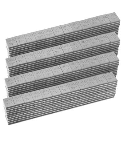 Upgraded 1/4 oz Adhesive Stick-On Wheel Weights, Low Profile, Gray 480pcs - color: Gray, size: 0.25oz - 480PCS