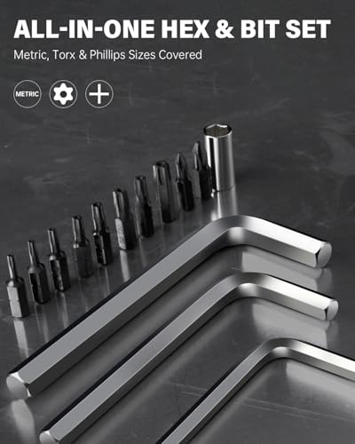 ROTATION 32pc SAE 12 point Flex-Head Ratcheting Wrench Set, 1/4" to 7/8" - size: SAE
