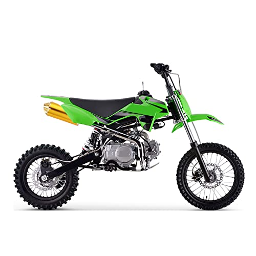 28mm High Performance Exhaust Muffler Silencer Pipe Assembly kit 90cc 110cc 125cc Dirt Pit Bike CRF50 SSR Baja Coolster Piranha Pister Pro Taotao 125cc TTR Taotao DB10 DB14 BMS pro 70 - color: Gold