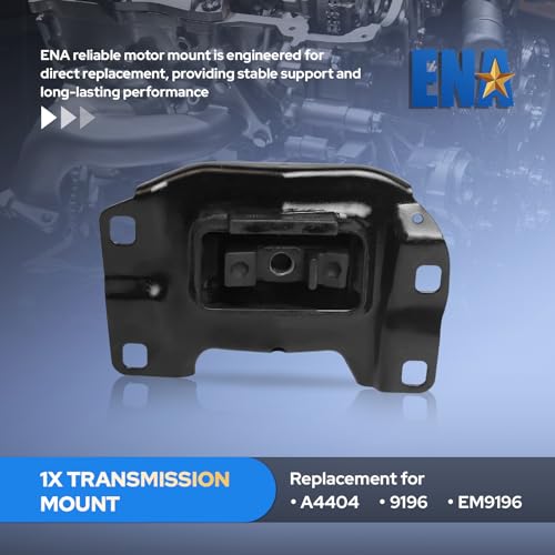 ENA Engine and Trans Mount Set of 4 Compatible with Mazda 3 5 2004 2005 2006 2007 2008 2009 2010 3 2.0L 2.3L No Turbo Automatic Transmission Replacement for A4404 A4405 A4418 A5312 9196 9222 3103 9632
