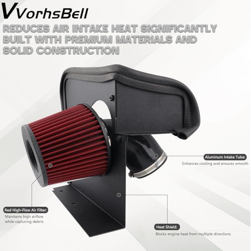 Cold Air Intake for 2008-2012 Audi B8 A4/A5 1.8/2.0T TFSI - size: 08/12 Audi A4/A5 B8 1.8/2.0TFSI Gen1/2