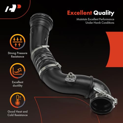 A-Premium Cold Side Intercooler Pipe Outlet Duct Hose w/IAT