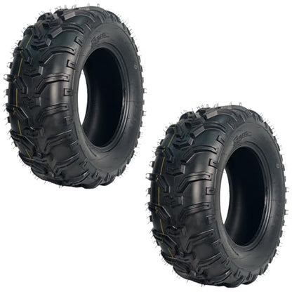 GarveeTech 24x8x12 ATV Tires, 2 Pack 24x8-12 ATV UTV Tires 24 18 12 All Terrain Tires for Trail, Desert, Mud, Dirt, Street, Sand, 4PR Tubeless - size: AT24X8-12, style: Pattern B
