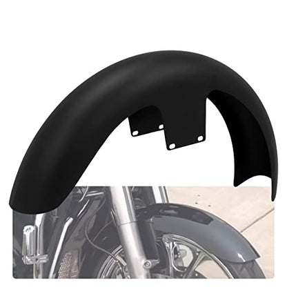 21-Inch Front Fender Fit for Harley Touring 1996-2023 - size: For 21" 120 R21 Matte Black