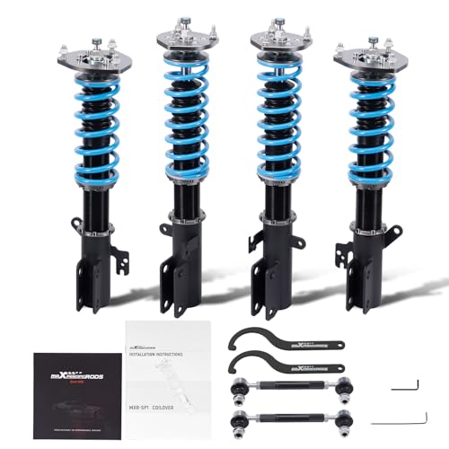 maXpeedingrods Coilover for Toyota Camry 2007-2011, for Lexus ES350 2007-2012, for Toyota Avalon 07-11, 24 Level Damping Adjustable Coilovers Suspension Kit, Height Adjustable T6 Upgrade Lowering Kit