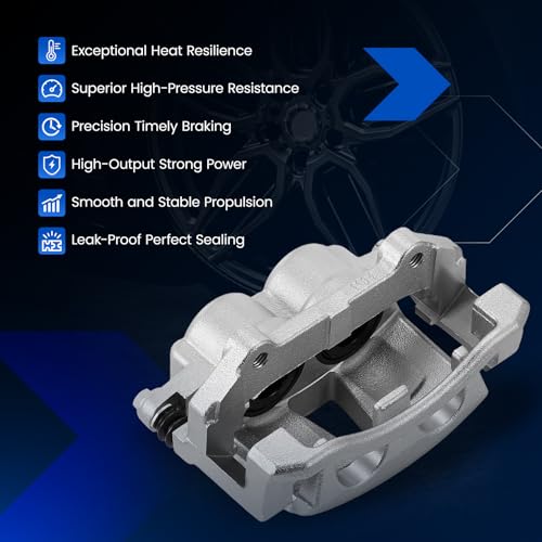 Front Brake Caliper Assembly for Jeep Commander 2006-2010 - size: Front[18B4990 & 18B4991]