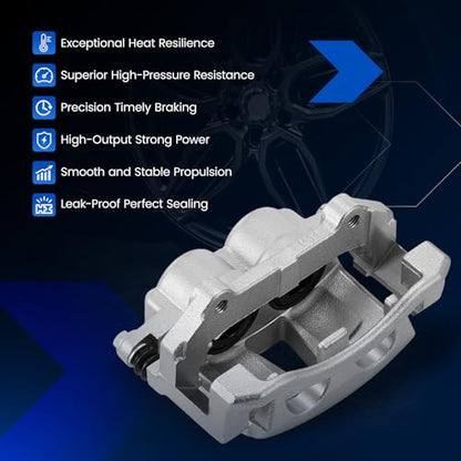 Front Brake Caliper Assembly for Jeep Commander 2006-2010 - size: Front[18B4990 & 18B4991]