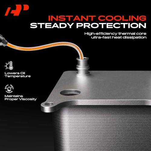 A-Premium Automatic Transmission Oil Cooler Compatible with Ford