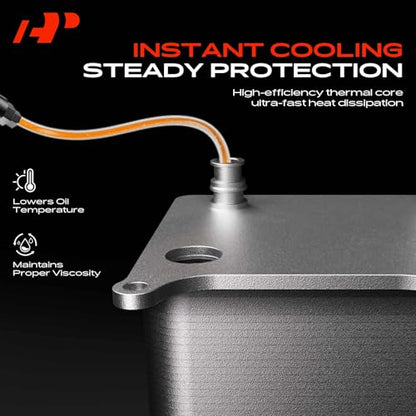 A-Premium Automatic Transmission Oil Cooler Compatible with Ford
