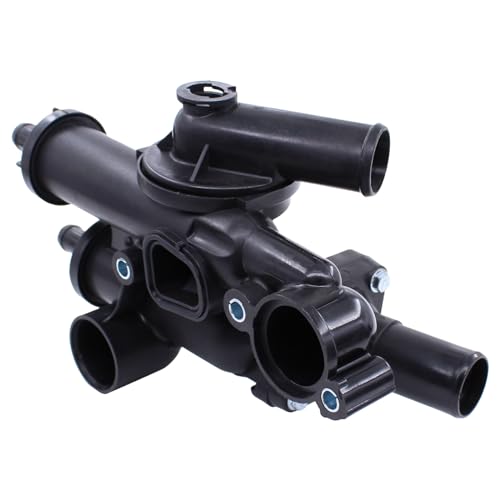 Engine Coolant Thermostat Housing Assembly w/Sensor and Water Outlet Hose