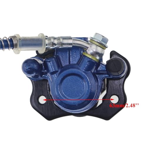 PRO BAT Rear Disc Brake Master Cylinder Caliper Assembly + 158mm/6.22'' - color: Blue