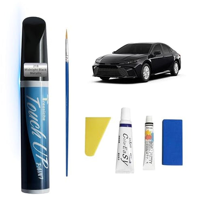 Midnight Black Metallic 218 Touch Up Paint for Toyota Exact Match - color: Midnight Black Metallic(218)
