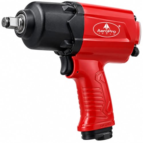 AEROPRO TOOLS 1/2-Inch Aluminum Air Impact Wrench(A398) - style: 1380 ft-lbs | Aluminum Housing